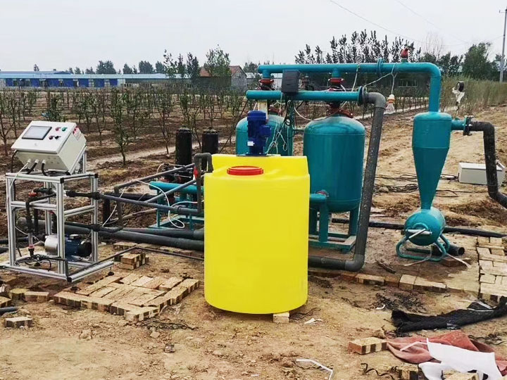水肥一體機現場安裝布置