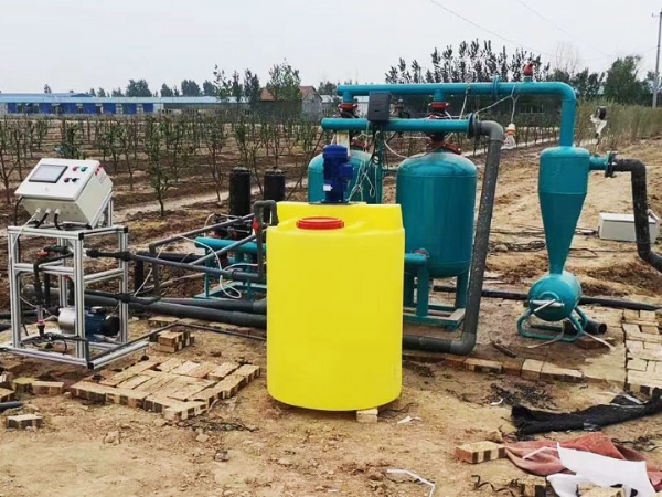 水肥一體機現場安（ān）裝布置